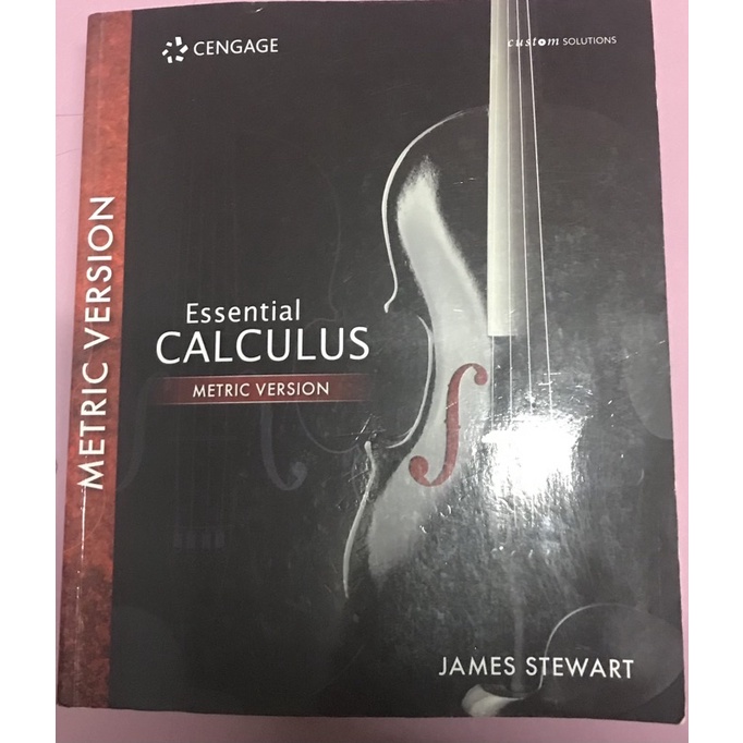 Essential Calculus metric version. James Stewart