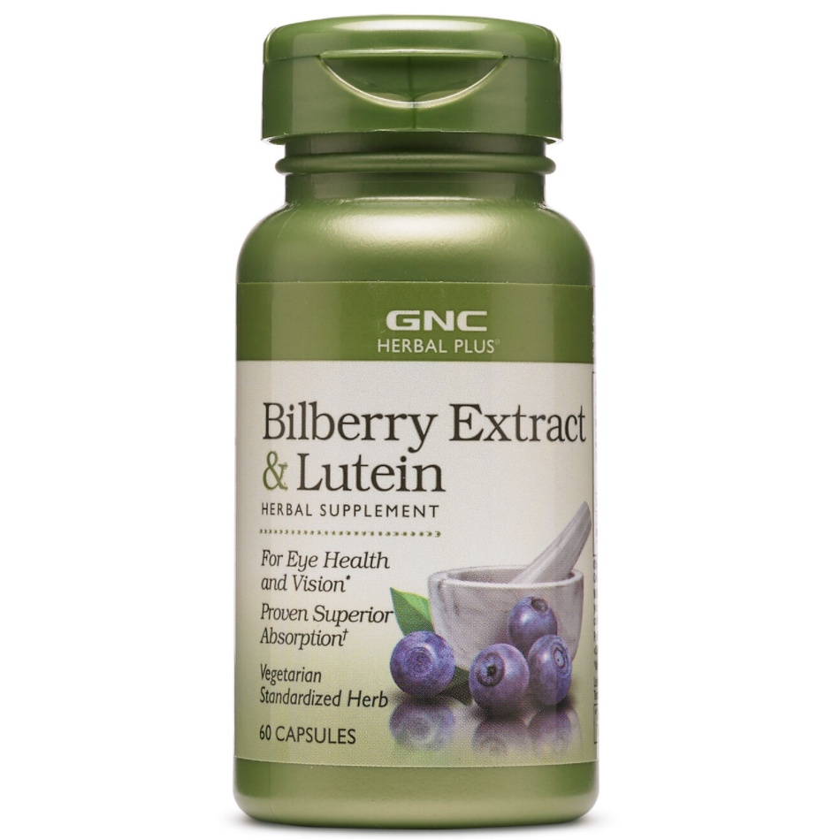 滿額免運 GNC代購 山桑子 葉黃素 Bilberry Extract &amp; Lutein 60顆