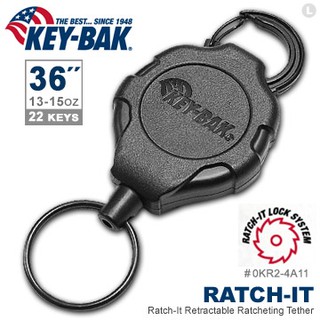 【德盛醫材】KEY-BAK Ratch-It 鎖定系列 36” 超級負重伸縮鑰匙圈(附扣環)#0KR2-4A11