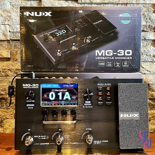 分期免運 贈導線/踏板/變壓器 Nux MG 30 電吉他 綜合 效果器 IR 破音 Loop 錄音介面 MG30