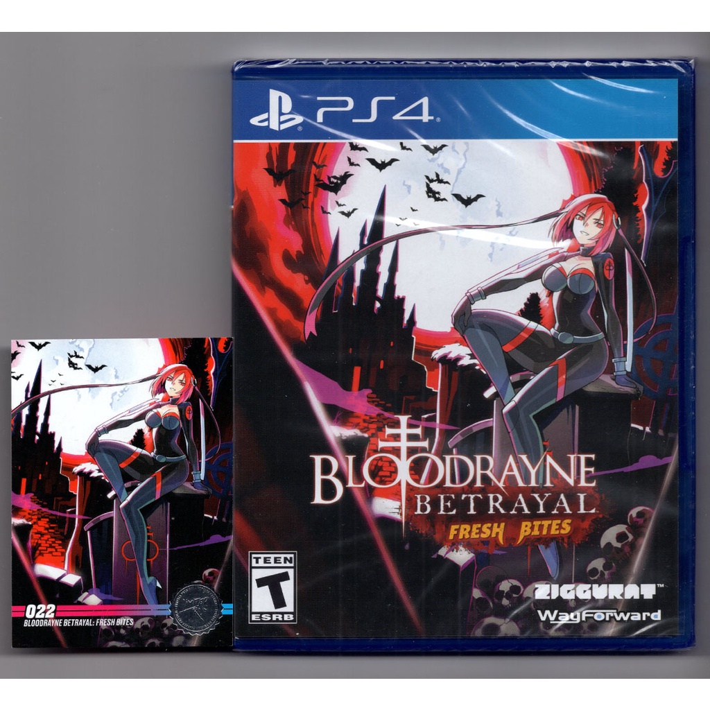 全新 PS4 吸血萊恩 BloodRayne Betrayal: Fresh Bites 美版 附實體特典限量卡