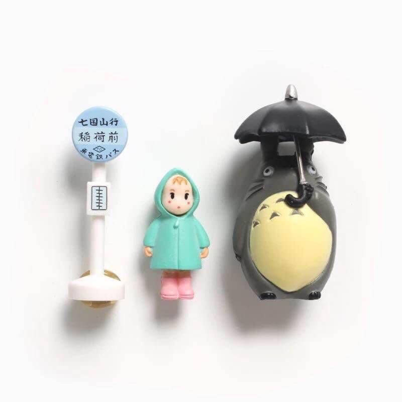 龍貓小梅立體磁鐵3件組