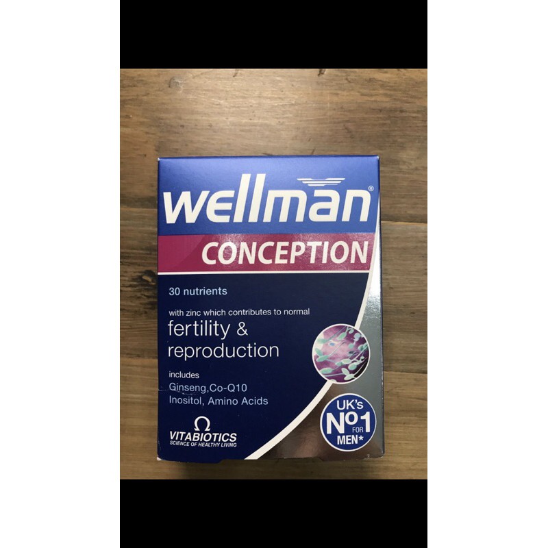 現貨全新英國維百萊vitabiotics Wellman 男生版附中文成分標籤 蝦皮購物