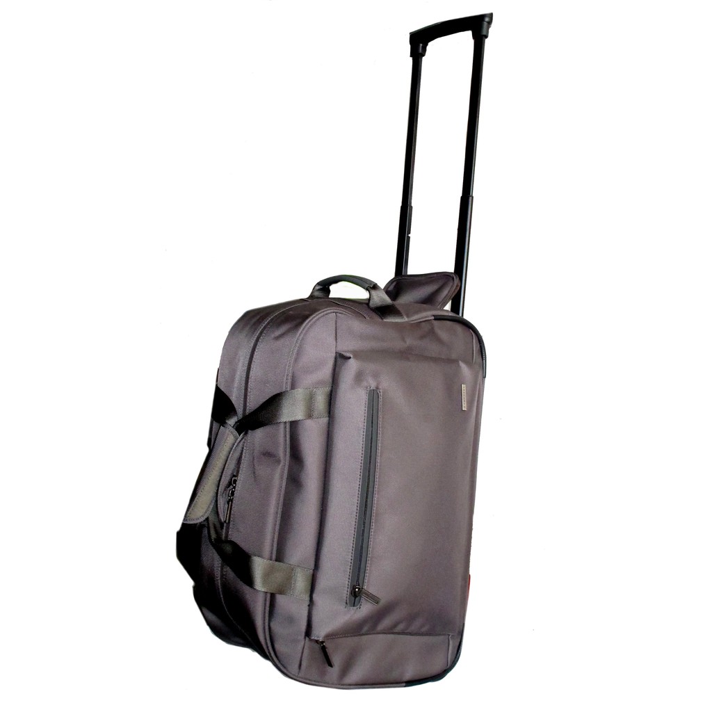 KAWASAKI品牌KA176旅行優雅鋁合金三段式拉桿商務旅行袋有黑色.灰售價$2780元