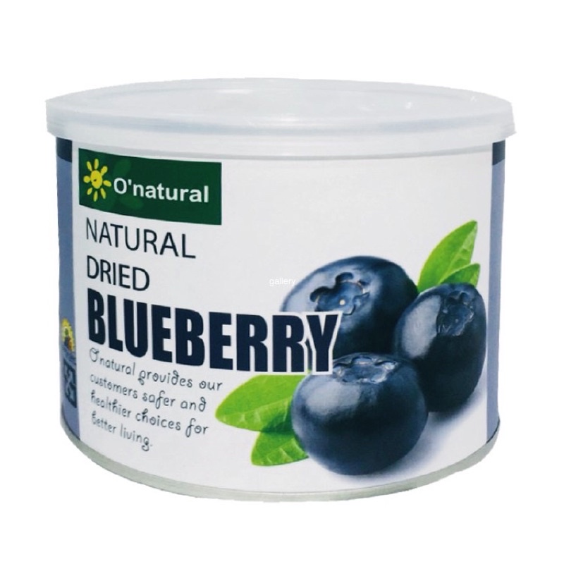 美國 O’natural 歐納丘 晶鑽藍莓乾 藍莓乾 果乾 210g