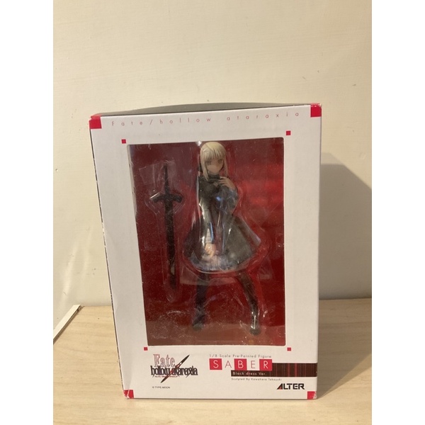 正版全新 ALTER Fate/hollow ataraxia 黑Saber Alter 禮服Ver pvc