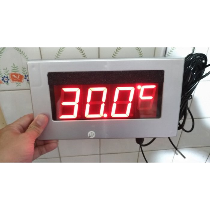 大型溫度顯示器LED溫度計LED溫度錶LED溫度表溫度感應器大溫度計溫度顯示器溫度顯示表溫度顯示錶電子溫度錶溫度報警器