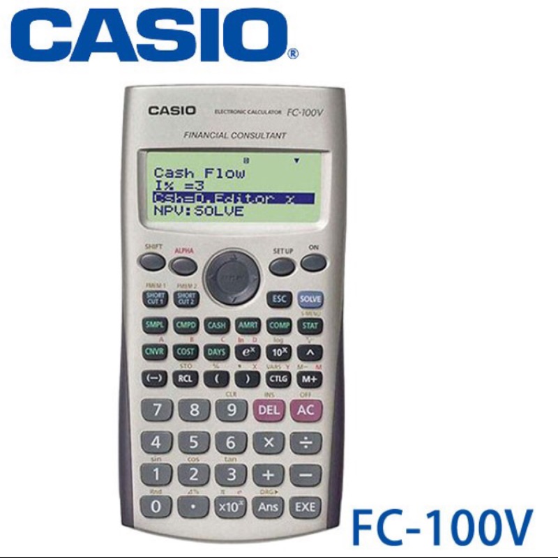 Casio財務型計算機fc-100V