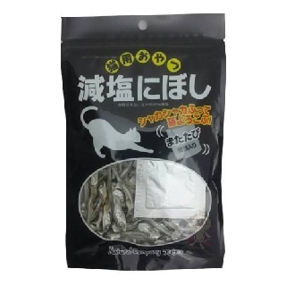 日本藤澤-木天蓼減鹽小魚乾 40g-愛貓用 貓零食『WANG』