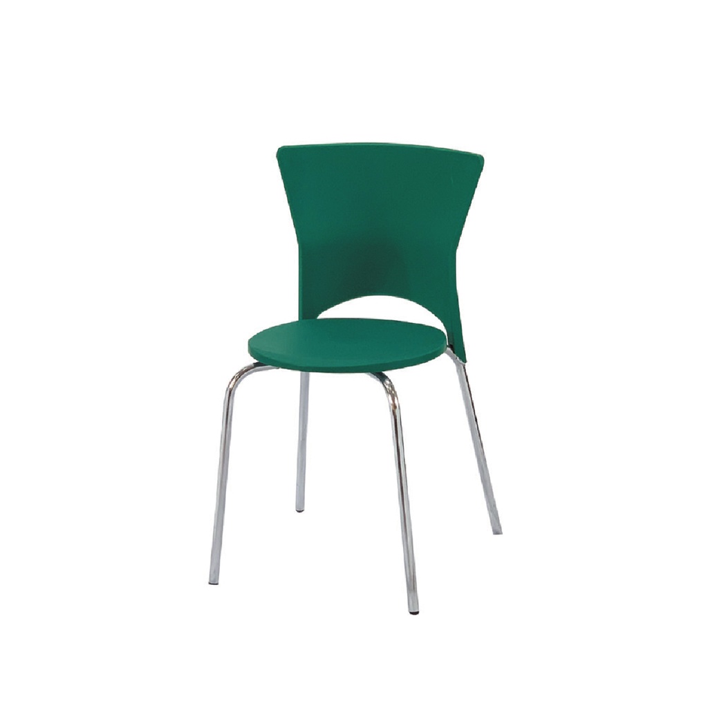 【上丞家具】台中免運 751-4 巧思椅 餐椅 餐廳椅 用餐椅 休閒椅 造型椅 洽談椅 電鍍 銀腳 綠色 椅子