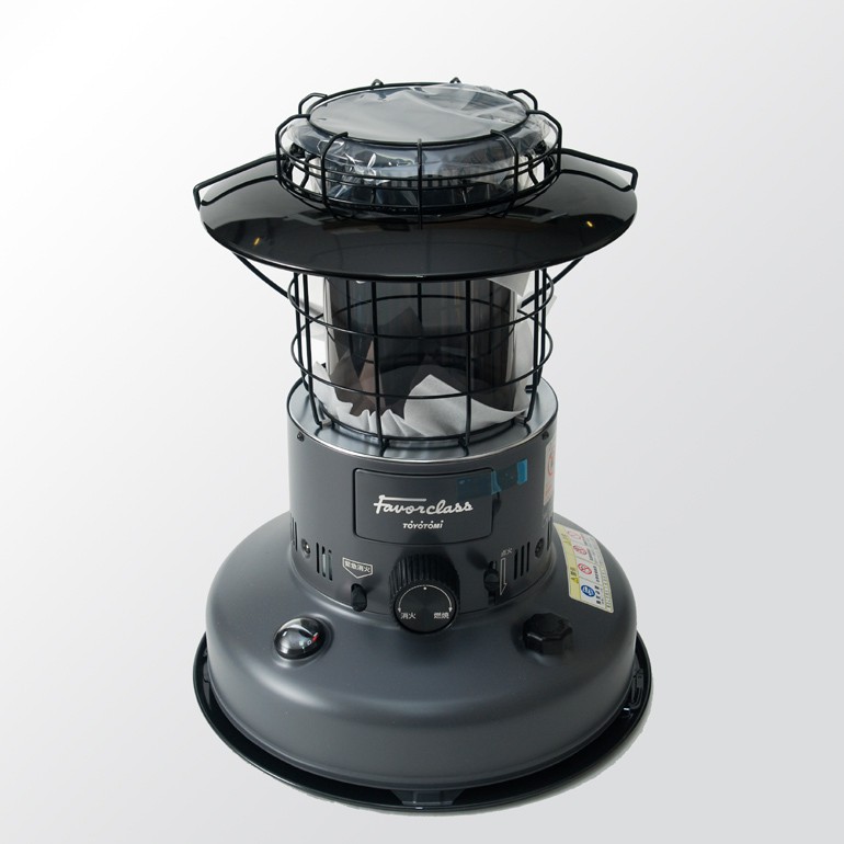[阿爾卑斯戶外] TOYOTOMI 日本 2.5kW煤油暖爐含燈罩 消光灰 RL-F2500-H