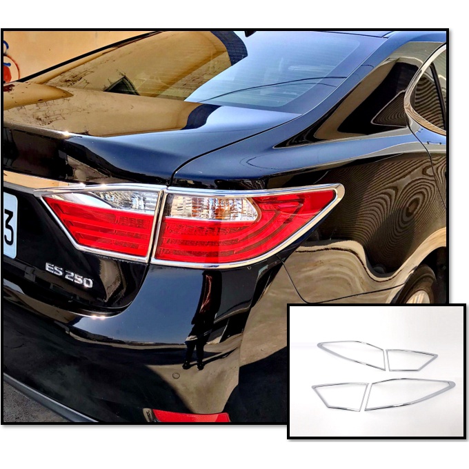 圓夢工廠 Lexus ES 2012~2015 ES200 ES250 ES300h ES350 鍍鉻銀 後燈框 尾燈框
