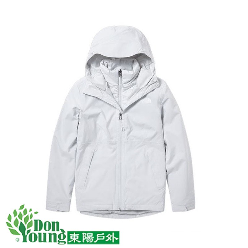 【THE NORTH FACE】北面女款戶外防水保暖三合一衝鋒衣 NF0A46IC9B8