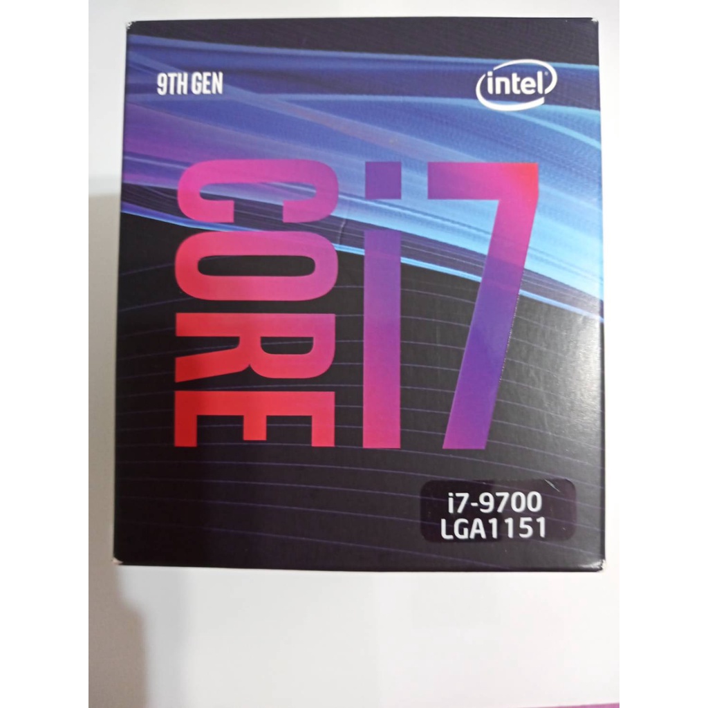 Intel 第九代 i7-9700  3.0GHz  LGA1151腳位 中央處理器(全新，未拆封)