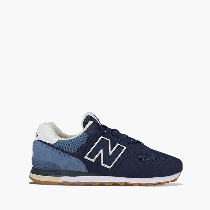 New Balance 男款藍色復古休閒鞋 KAORACER ML574GRE