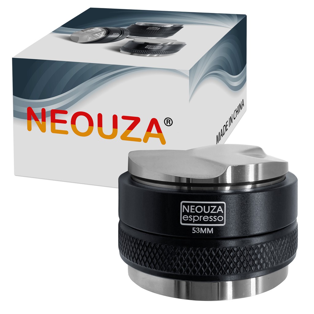 NEOUZA 51mm 53mm 58mm咖啡機布粉器壓粉錘二合一 粉碗通用 雙頭可調整 304不鏽鋼 咖啡用品壓粉器