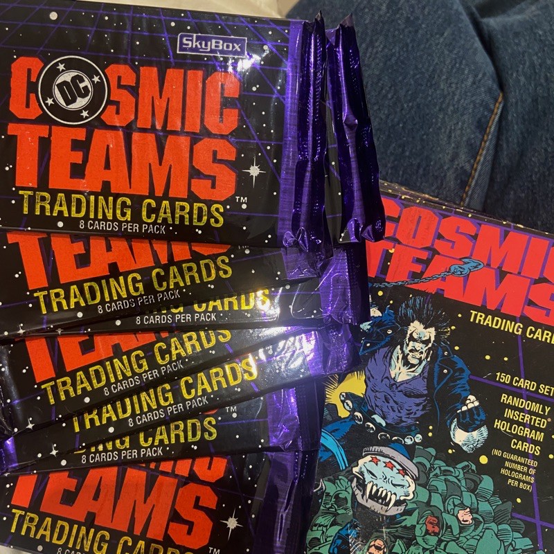 （降價降價）1993年 DC 美漫 SKYBOX 絕版 收藏卡 COSMIC TEAMS