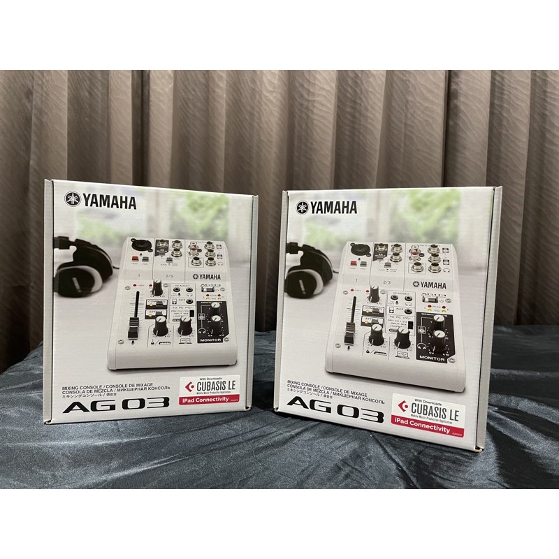 三一樂器 YAMAHA AG03 AG-03 USB多功能3軌混音器 現貨免運另有YAMAHA AG06公司貨保固一年
