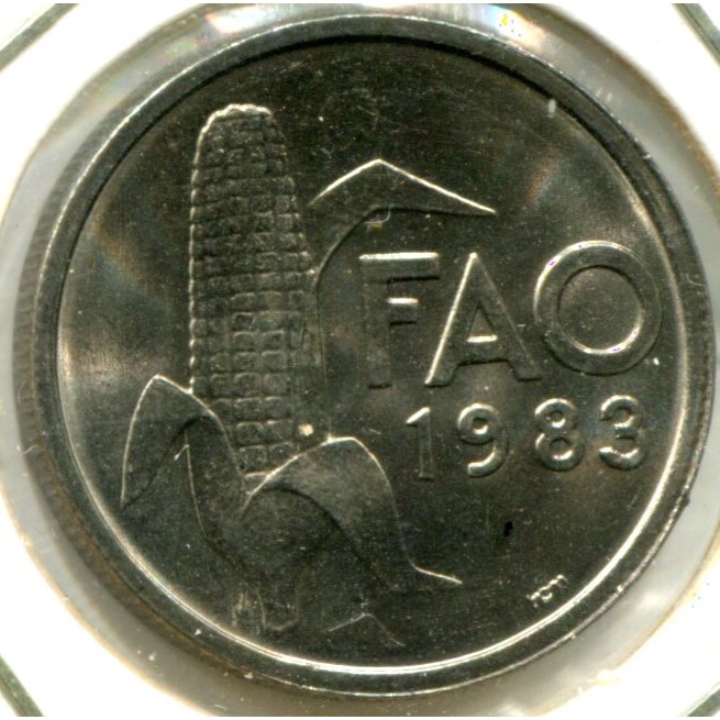 [龍泉外幣] 葡葡牙 Portugal 2.5 Escudos 1983 紀念幣 FAO 糧農組織 KM617 UNC