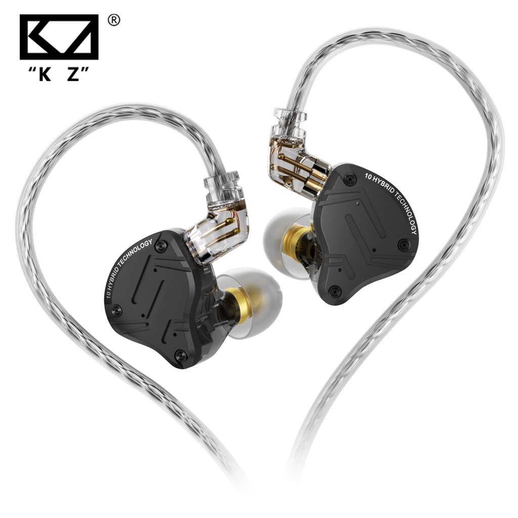 Kz ZS10 Pro X 入耳式有線耳機音樂耳機 HiFi 低音監聽耳塞運動耳機