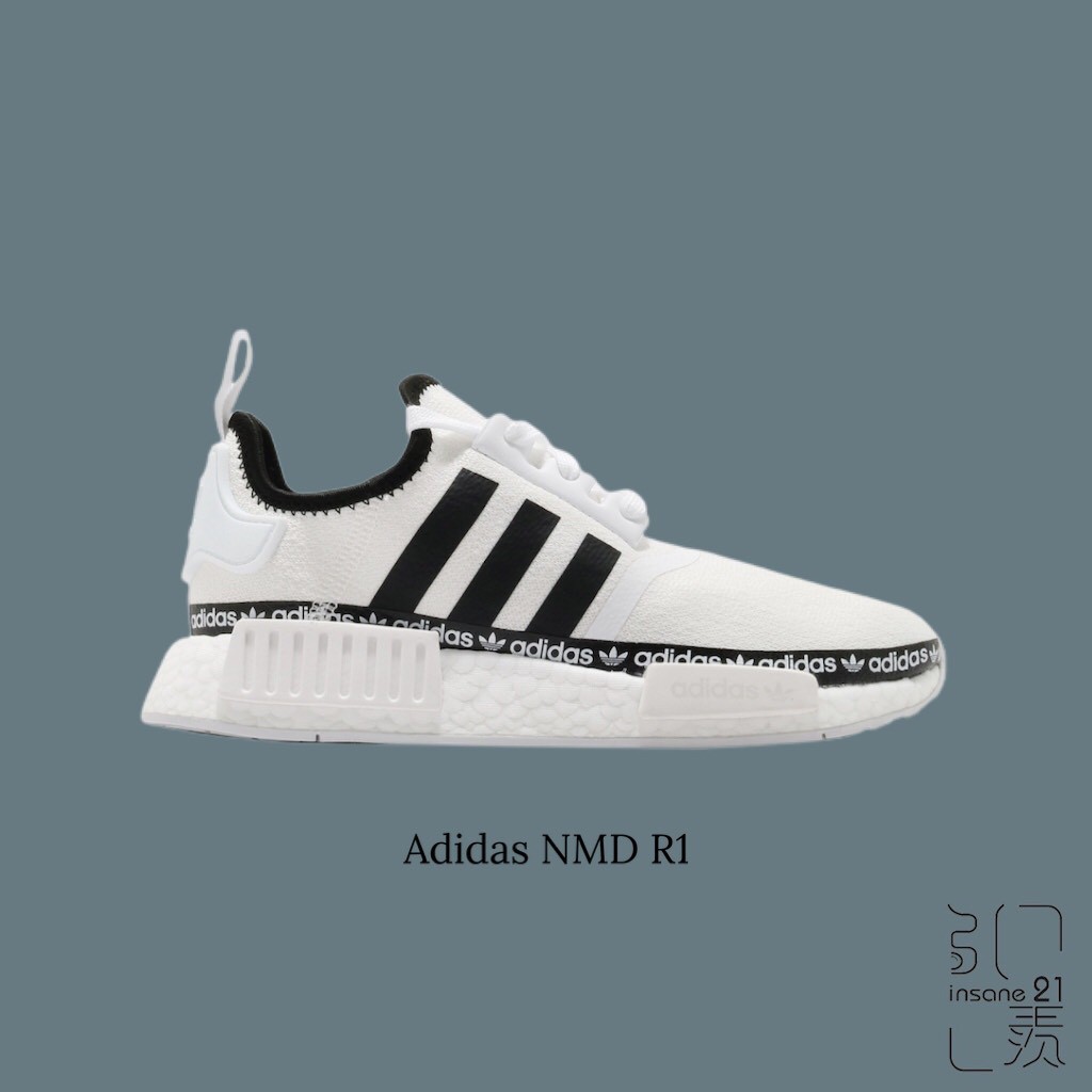 Adidas Originals Nmd R1 全白串標日文白魂男女情侶fv8727 Insane 21 蝦皮購物