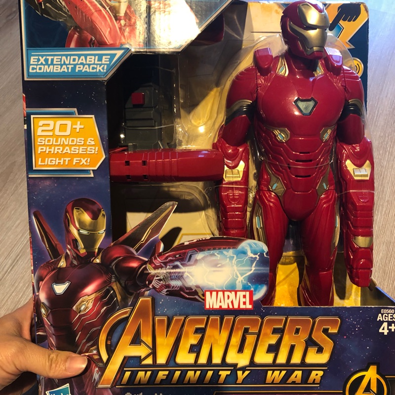 14吋電子聲光重武裝鋼鐵人 復仇者聯盟 Avengers infinity war Ironman
