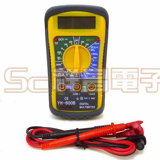 【祥昌電子】Brother YH-600B 最新款數字電錶 數位型三用電錶 萬用電錶 三用電表 萬用電表 數位電表