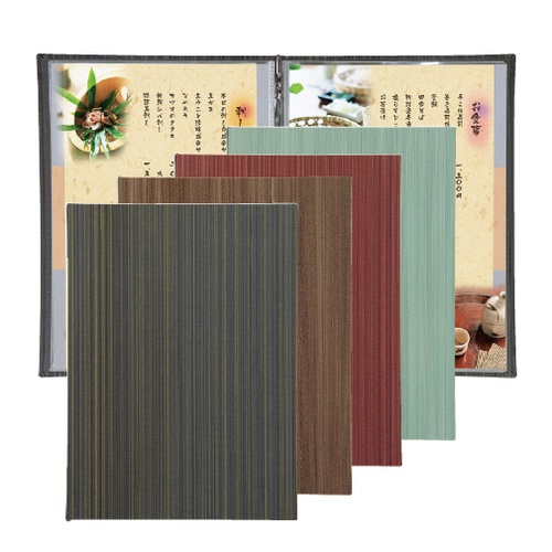 【無敵餐具】SHIMBI日本製LL系列菜單本-書夾款(A4-4P) 品質優良餐廳專用菜單本透明價目本 量多歡迎聊聊