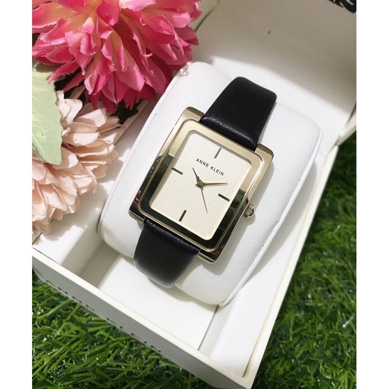 🧡台灣現貨秒出🧡 Anne Klein 氣質女錶 方框金色腕錶 素雅手錶 氣質手錶 優雅百搭 生日禮物  G1022