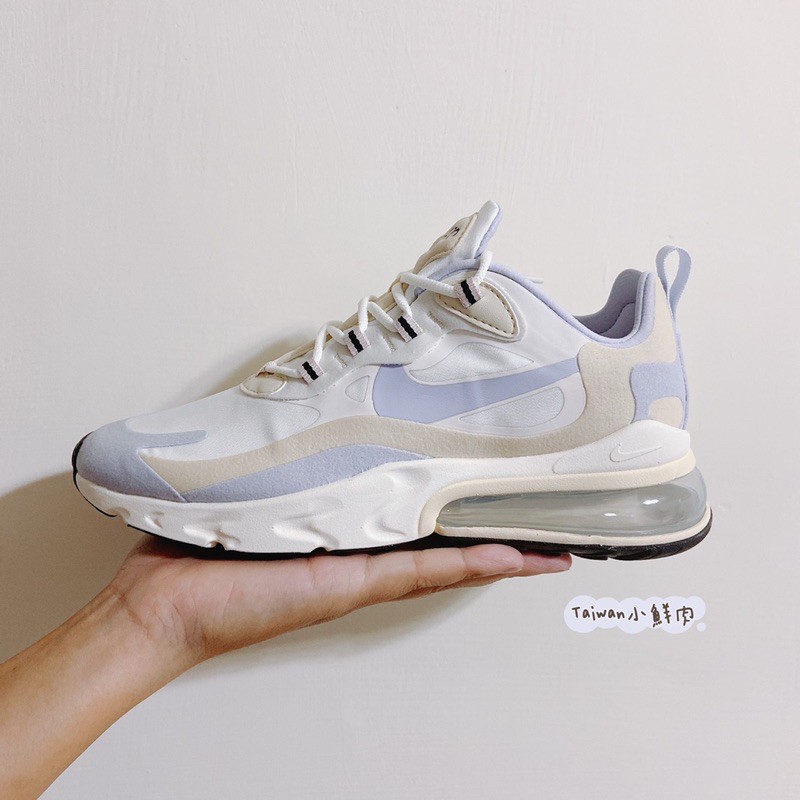 Nike Air Max 270 React Fossil 紫 奶茶色 女鞋 CT1287-100