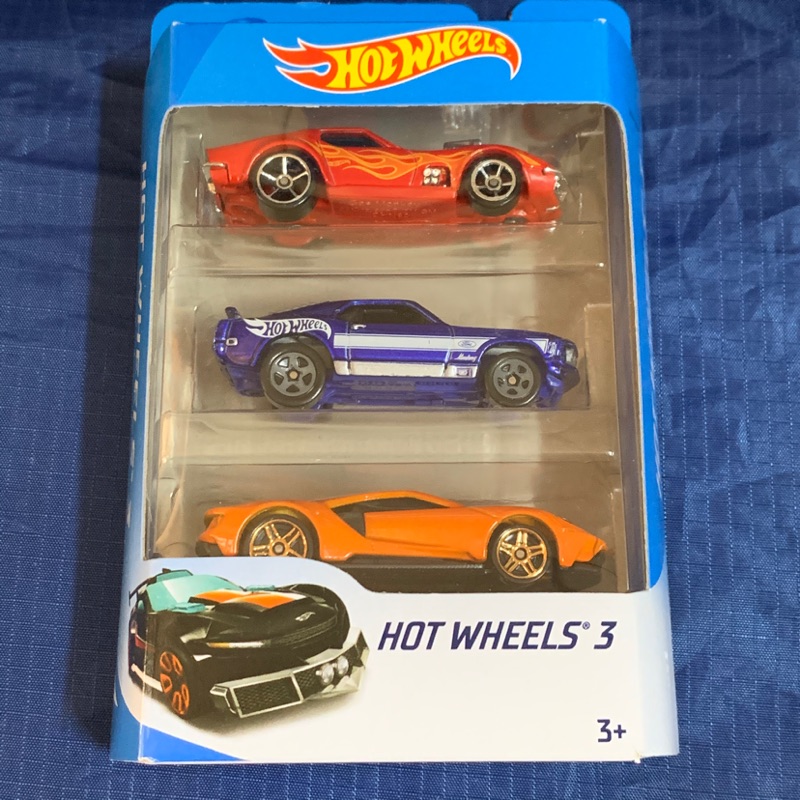 Hot wheels 風火輪小汽車 三車組 美國跑車 Corvette mustang Ford f40