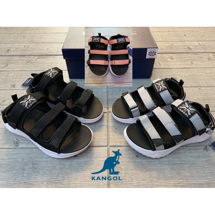 塞爾提克~出清 22公分 小腳鞋 英國袋鼠 KANGOL 男生 女生 時尚涼鞋 可變運動拖鞋 後增高 極輕EVA