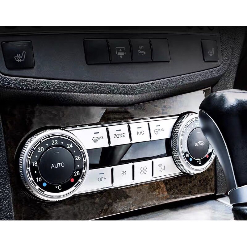 賓士 Benz w204 ML GLK CLS 空調 開關 冷氣面板 按鍵 貼片 快進快退 多媒體 音量 ON