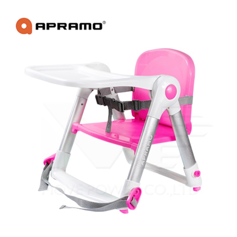 英國Apramo Flippa摺疊餐椅限定馬卡龍粉色