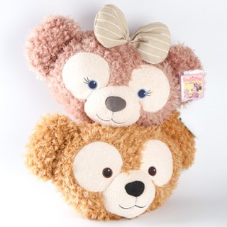 Disney迪士尼duffy bear 達菲熊 大號毛絨靠枕 卡通大頭休閒抱枕