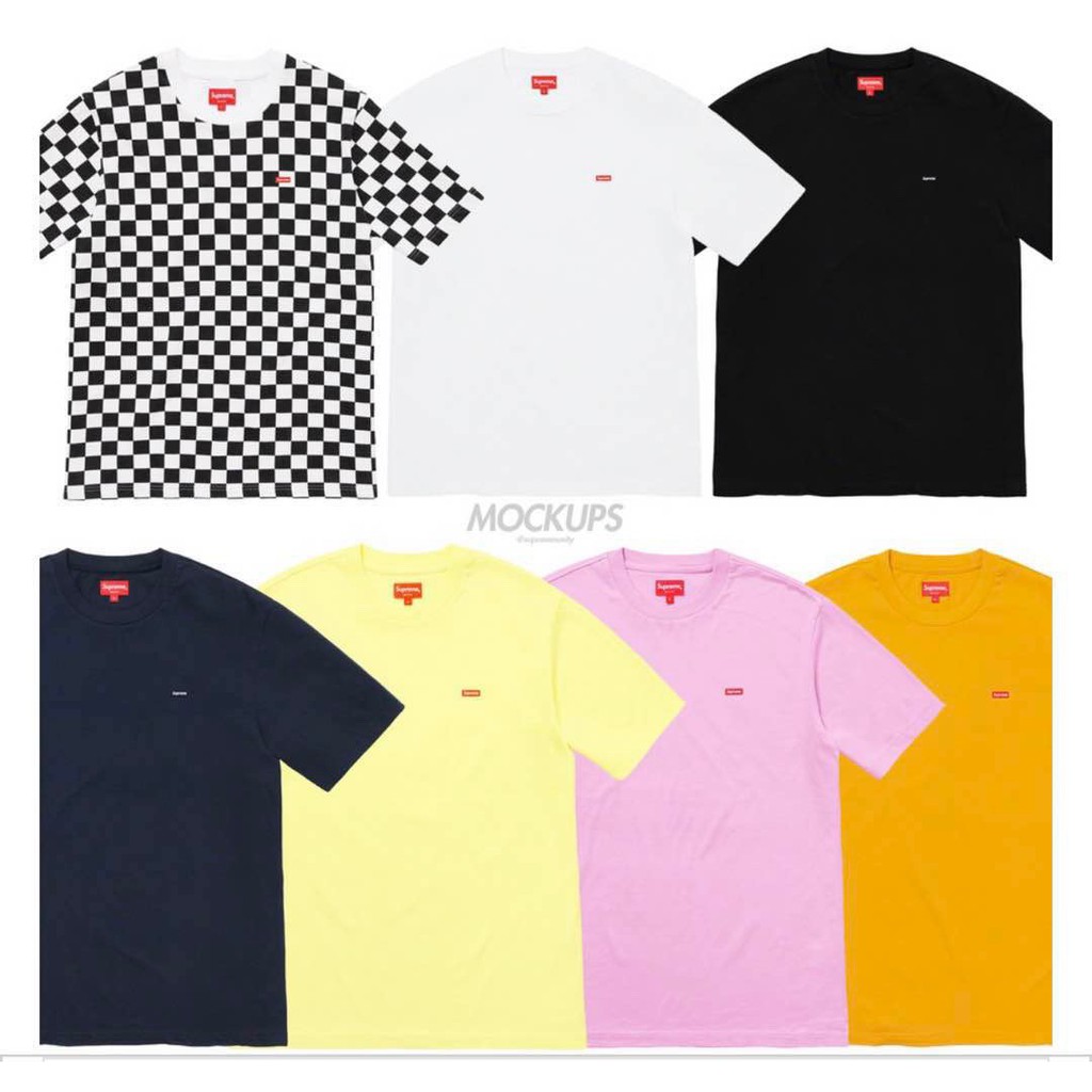 supreme small logo t shirt