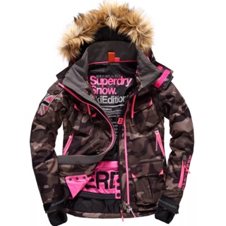Superdry Ultimate Snow Service Ski Jacket Camo 代購