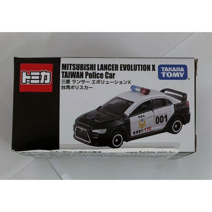 Tomica Mitsubishi Lancer Evolution X Taiwan Police Car 台灣警車