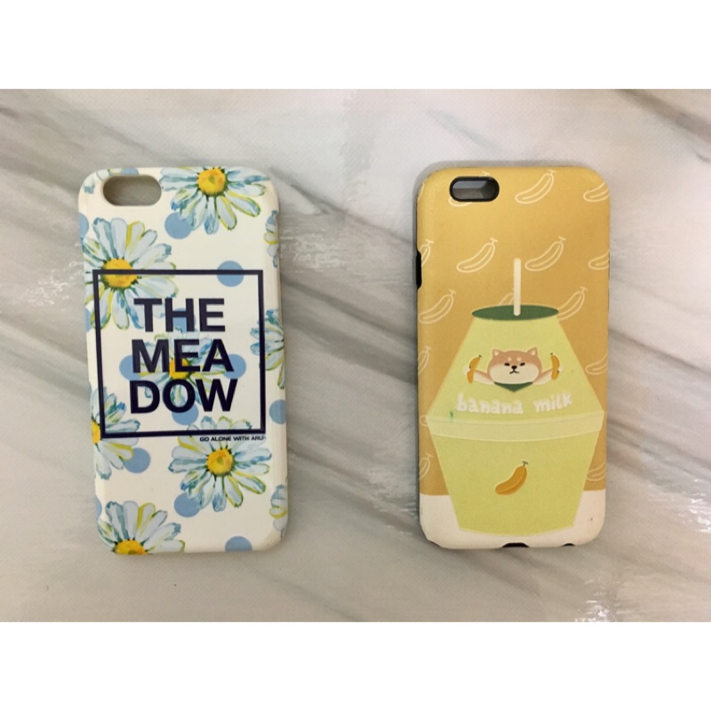 Iphone 6 Iphone 6s 二手蘋果手機殼柴犬手機殼花朵手機殼 蝦皮購物