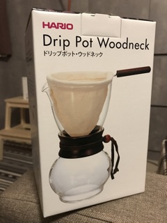 限時特價！ HARIO 玻璃手沖咖啡 壺3~4人 DPW-3 (含法蘭絨濾布)