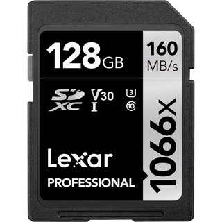 Lexar 雷克沙 Professional 128G SDXC UHS-I 1066x Silver系列 公司貨