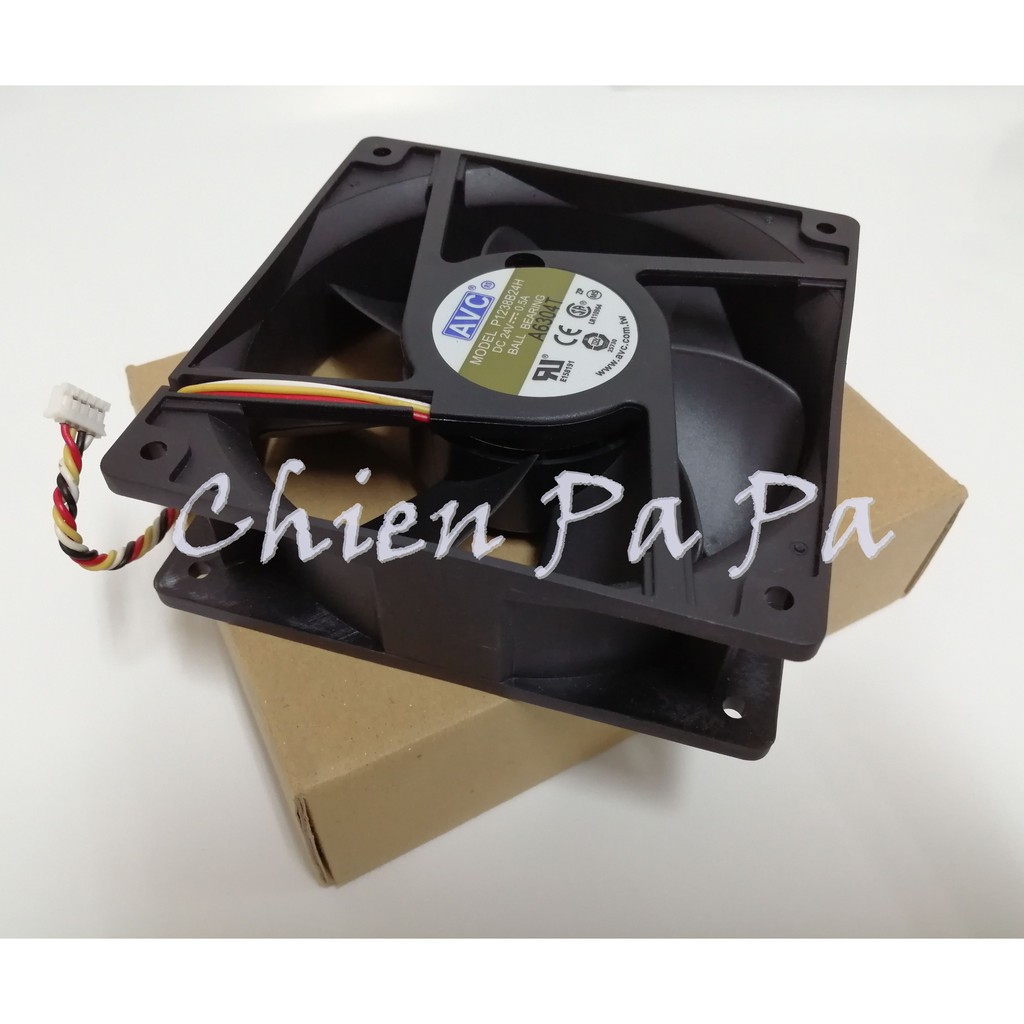 Chien AVC 奇鈜 散熱風扇 24V 0.5A 12公分 電腦 風扇 12*12*3.3 型號 P1238B24H