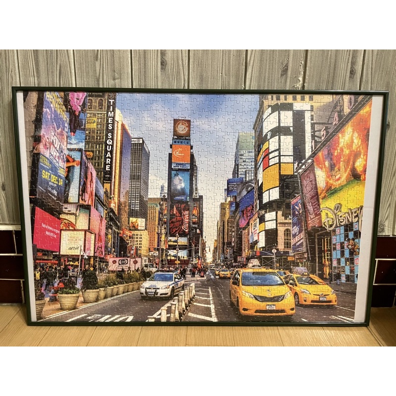 拼圖紐約廣場1000片含框