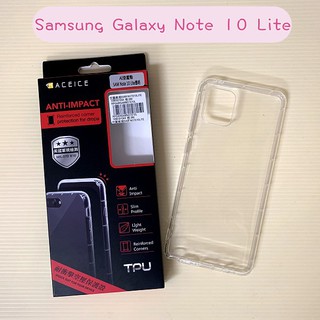 ''ACEICE'' 氣墊空壓透明軟殼 Samsung Galaxy Note 10 Lite 6.7吋 防撞殼 防摔殼
