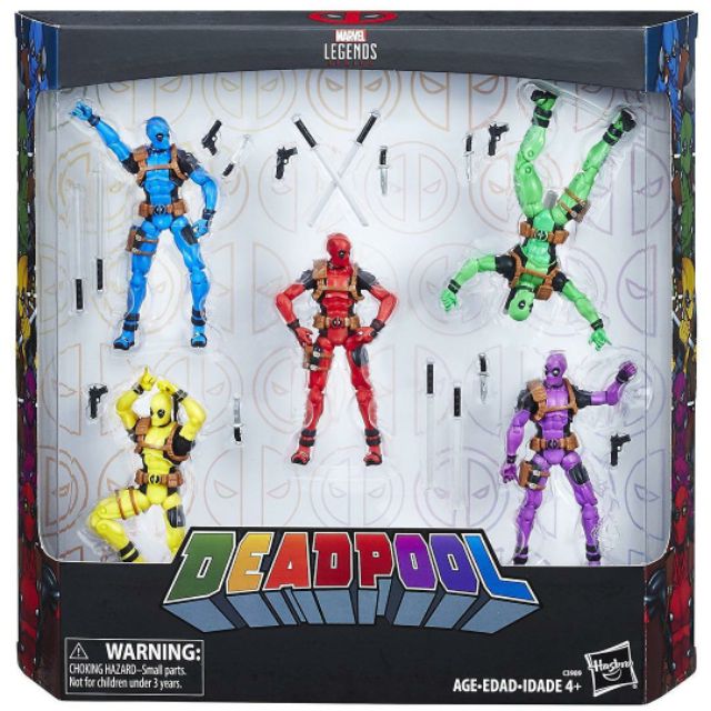 【角落玩物】Marvel Legends 死侍 軍團 彩虹 Deadpool 3.75吋 5人包 X戰警 X-MEN