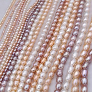 天然淡水珍珠散珠 2-9mm小米珠小米珍珠 手工串珠髮簪復古diy飾品材料小米珠BYS