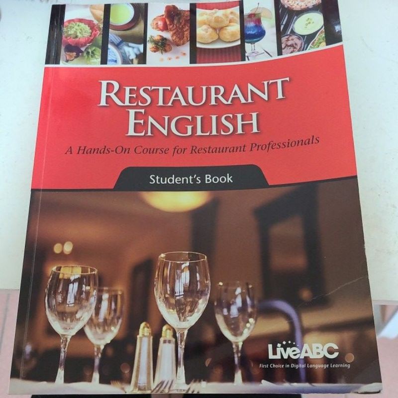 Restaurant English 9成新 餐廳英文會話  英文用書