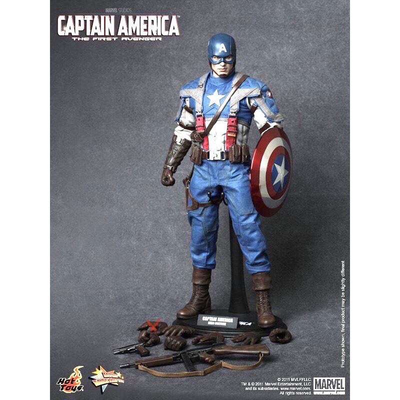 Hot Toys The First Avenger CAPTAIN AMERICA Figure 1/6 GLOVED OPEN HANDS 