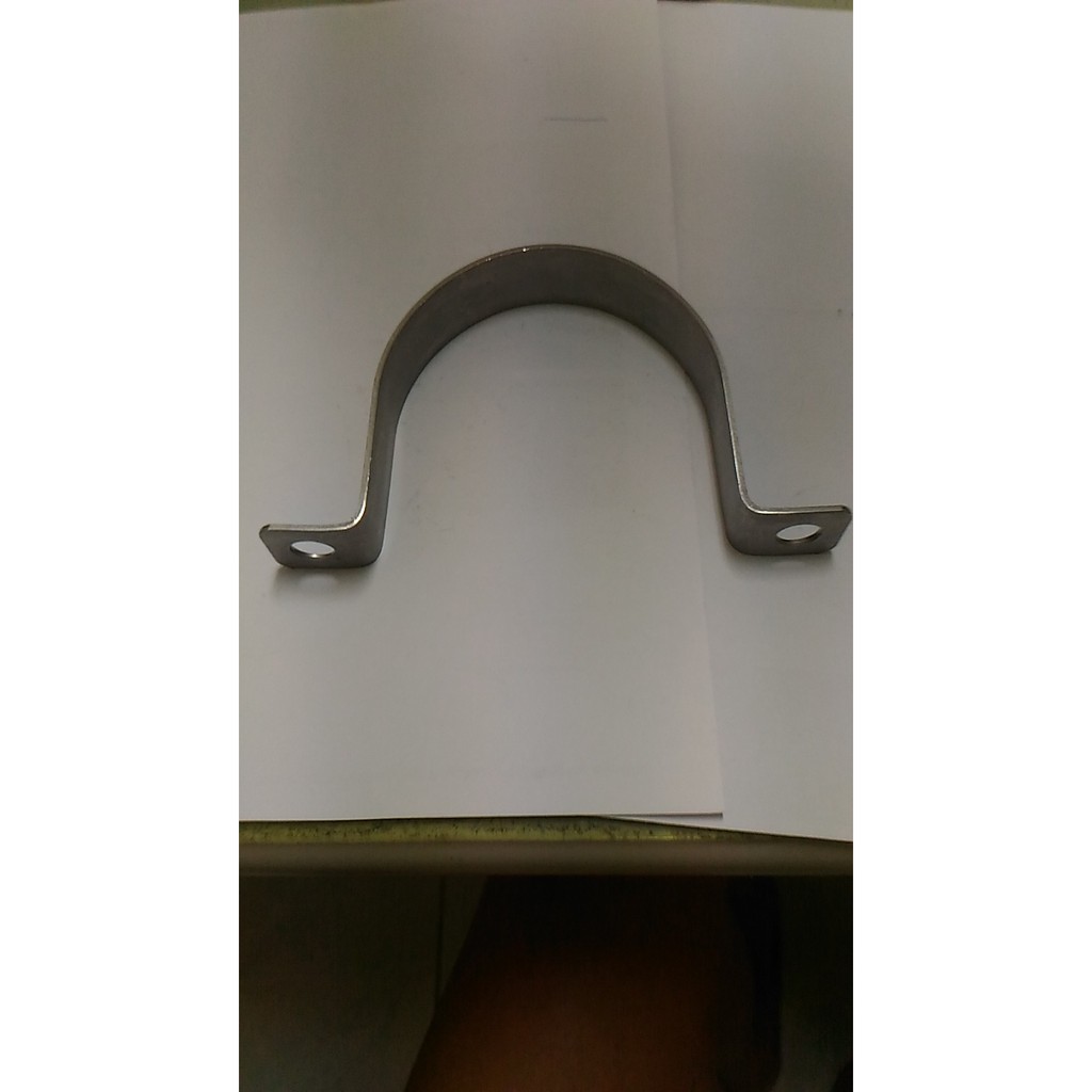 台製非大陸製 工業風裝潢管束單立單雙邊白鐵管夾 304不鏽鋼 歐姆夾 水管 龍頭 固定 束環 ST