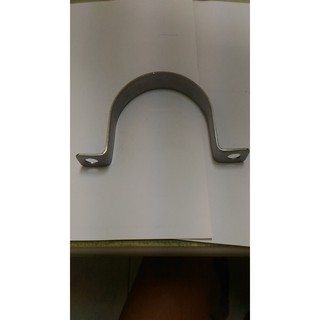 臺製非大陸製 工業風裝潢管束單立單雙邊白鐵管夾 304不鏽鋼 歐姆夾 水管 龍頭 固定 束環 ST